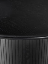 Fold Yuvarlak Ahşap Yemek Masası Siyah