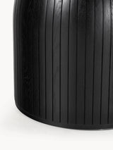 Fold Yuvarlak Ahşap Yemek Masası Siyah