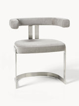 Giro Metal Sandalye Açık Gri Gümüş