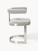 Giro Metal Sandalye Açık Gri Gümüş