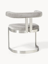 Giro Metal Sandalye Açık Gri Gümüş