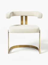 Giro Metal Sandalye Kırık Beyaz Altın