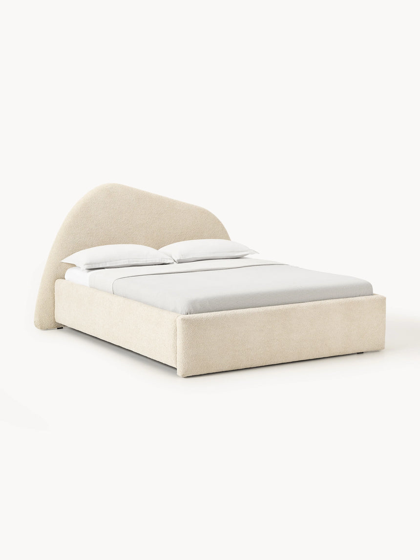 Giuletta Çift Kişilik Karyola Bej Bukle