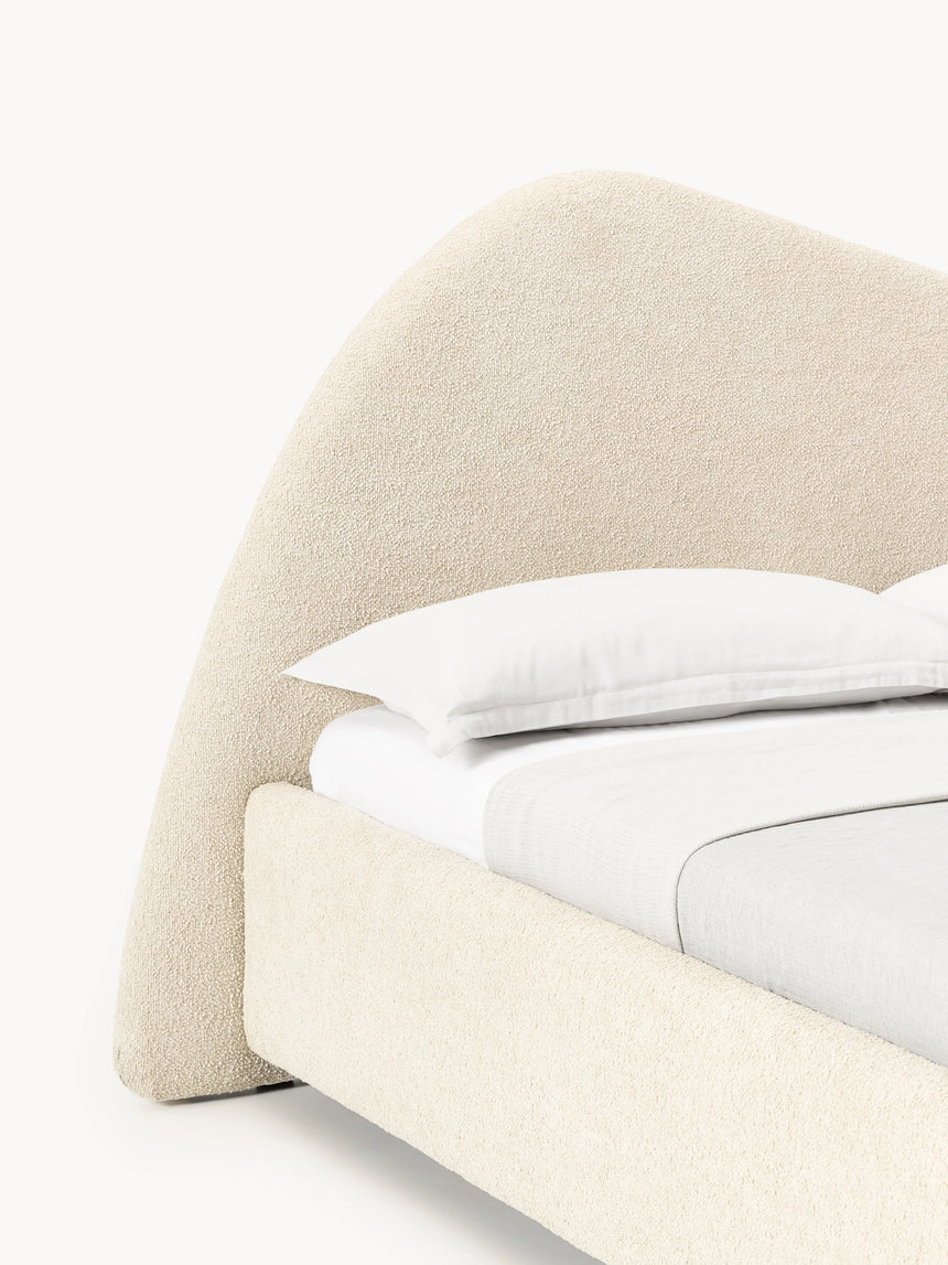 Giuletta Çift Kişilik Karyola Bej Bukle