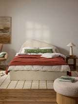 Giuletta Çift Kişilik Karyola Bej Bukle