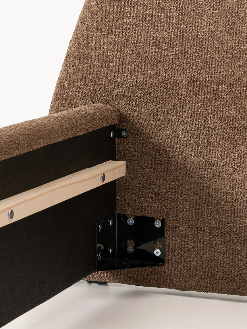 Giuletta Çift Kişilik Karyola Kahve Bukle