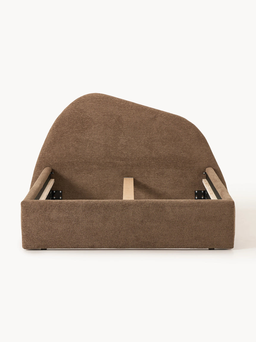 Giuletta Çift Kişilik Karyola Kahve Bukle