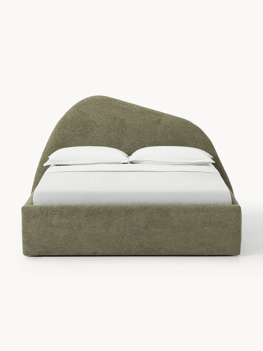 Giuletta Çift Kişilik Karyola Yeşil Bukle