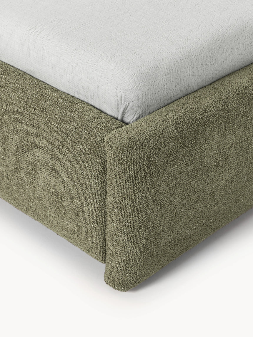 Giuletta Çift Kişilik Karyola Yeşil Bukle