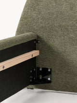 Giuletta Çift Kişilik Karyola Yeşil Bukle