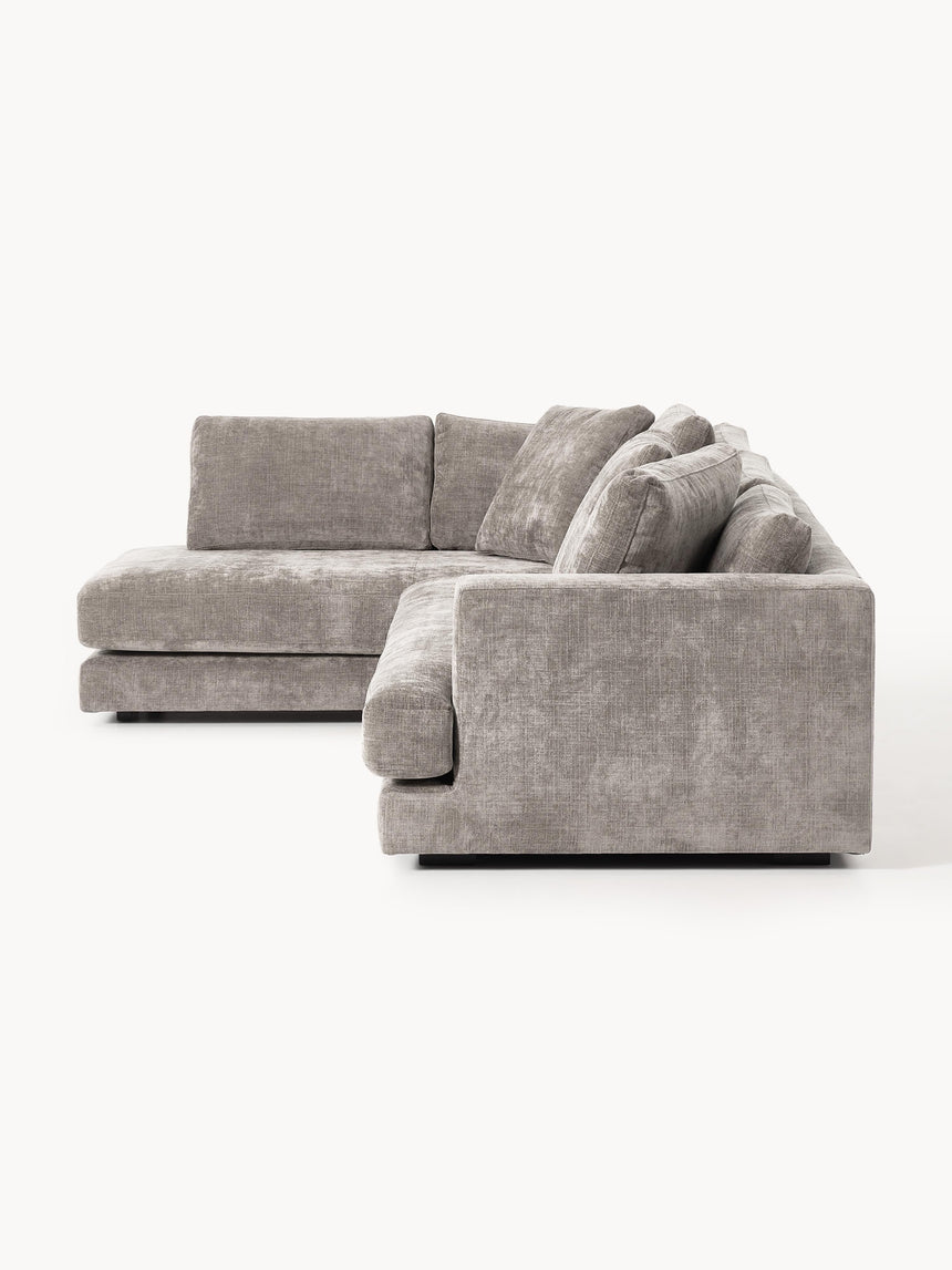 Grand Köşe Koltuk Gri Kahverengi