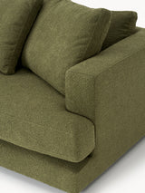 Grand Köşe Koltuk Koyu Yeşil Bukle