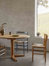 Hand Hasır İşlemeli Ahşap Sandalye Açık Meşe