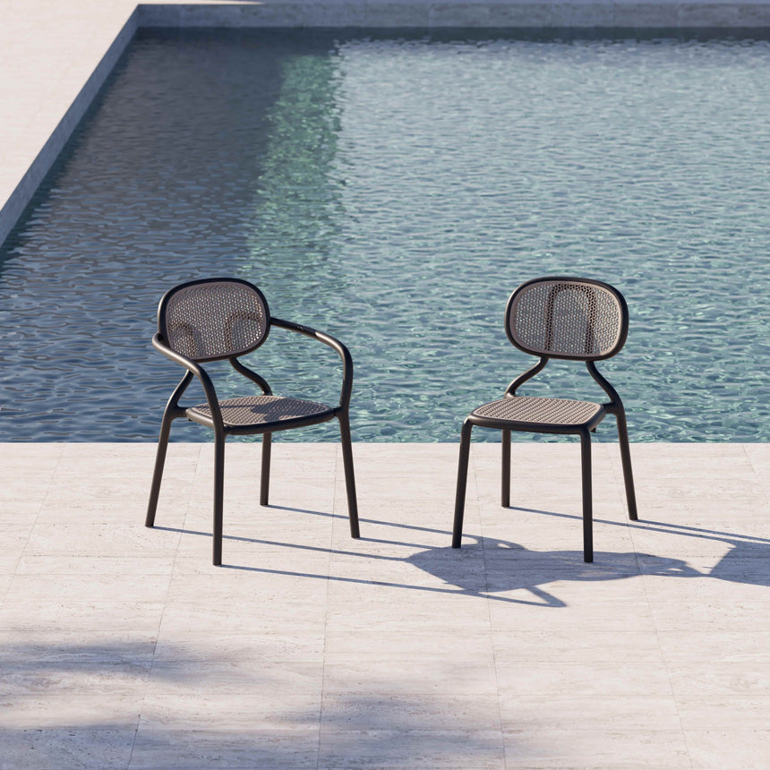 Haz Polipropilen Sandalye Antrasit Siyah