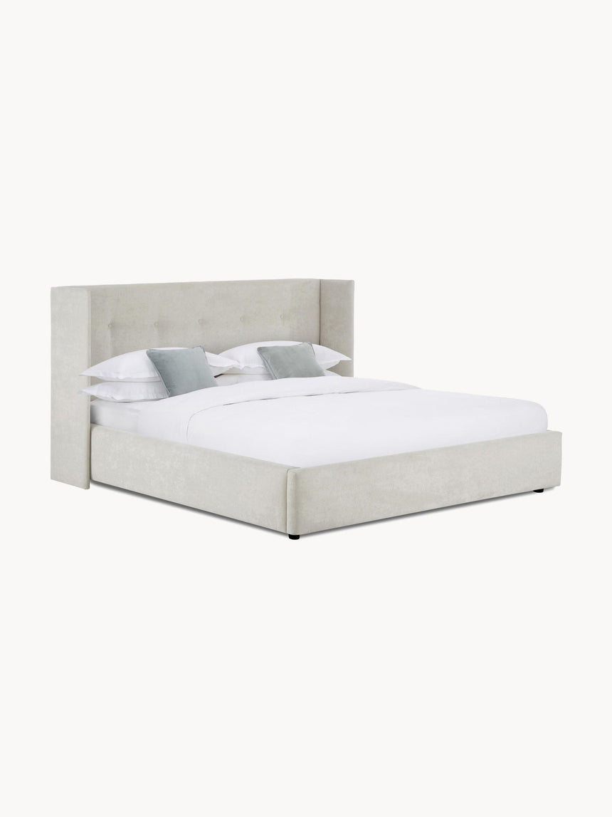 Helga Çift Kişilik Karyola Açık Bej