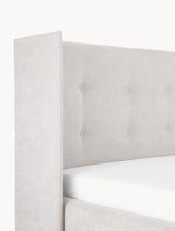 Helga Çift Kişilik Karyola Açık Bej