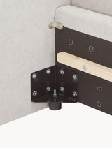 Helga Çift Kişilik Karyola Açık Bej