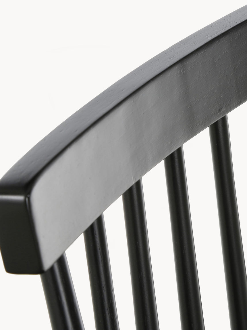 Holz Ahşap Sandalye Siyah