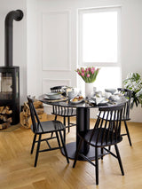 Holz Ahşap Sandalye Siyah