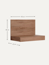 İkon Duvara Monte Dresuar Ceviz