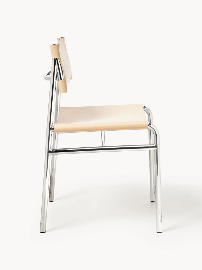 Jira Deri Sandalye Açık Bej