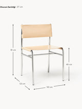 Jira Deri Sandalye Açık Bej