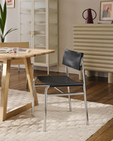 Jira Deri Sandalye Siyah