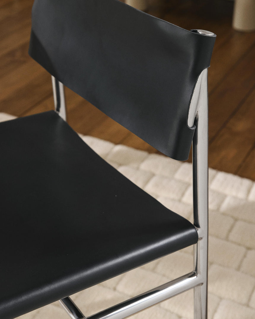 Jira Deri Sandalye Siyah