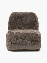 Kast Tekli Koltuk Kahve Cozy Tüylü