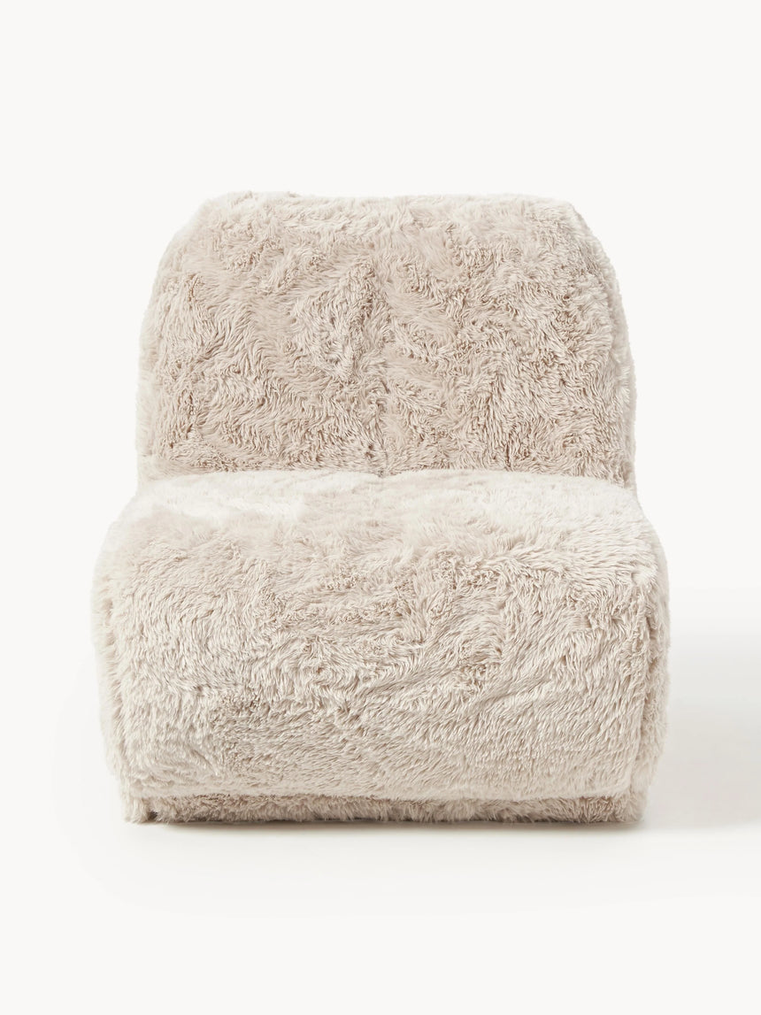 Kast Tekli Koltuk Kırık Beyaz Cozy Tüylü