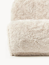 Kast Tekli Koltuk Kırık Beyaz Cozy Tüylü