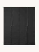 Lan Dört Kapılı Modül Gardırop Siyah