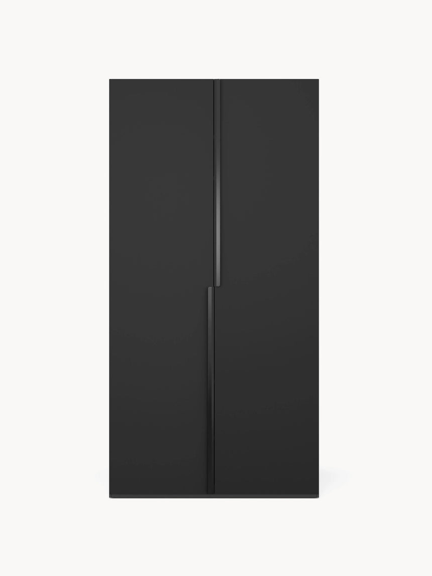 Lan İki Kapılı Modül Gardırop Siyah