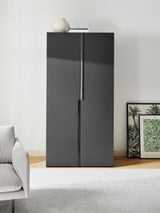 Lan İki Kapılı Modül Gardırop Siyah