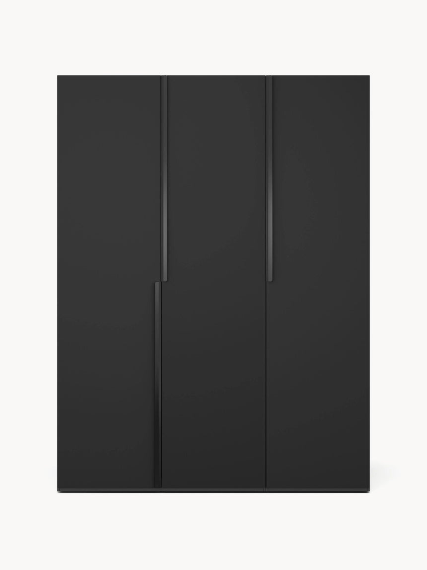 Lan Üç Kapılı Modül Gardırop Siyah