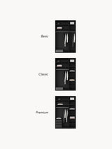 Lan Üç Kapılı Modül Gardırop Siyah