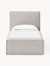 Lays Tek Kişilik Karyola Açık Gri Bukle