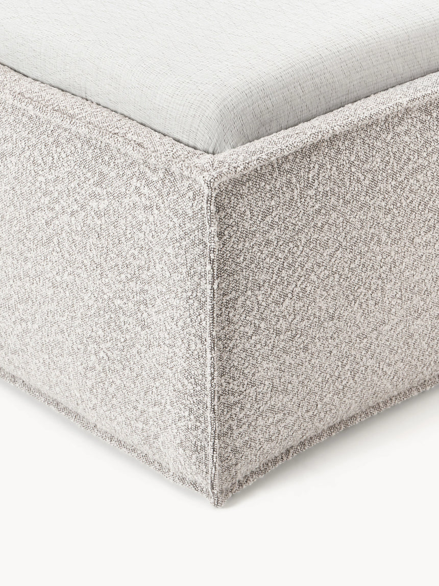 Lays Tek Kişilik Karyola Açık Gri Bukle