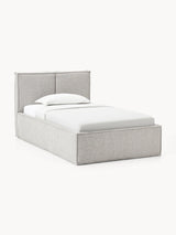 Lays Tek Kişilik Karyola Açık Gri Bukle