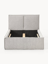 Lays Tek Kişilik Karyola Açık Gri Bukle