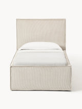 Lays Tek Kişilik Karyola Bej Fitilli