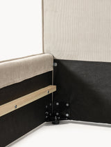 Lays Tek Kişilik Karyola Bej Fitilli