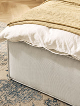 Lays Tek Kişilik Karyola Bej Fitilli