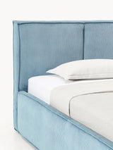 Lays Tek Kişilik Karyola Gök Mavisi Fitilli