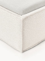 Lays Tek Kişilik Karyola Kırık Beyaz Bukle