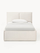 Lays Tek Kişilik Karyola Kırık Beyaz Bukle