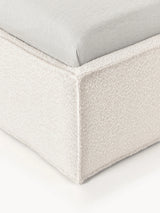 Lays Tek Kişilik Karyola Kırık Beyaz Bukle