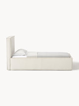 Lays Tek Kişilik Karyola Kırık Beyaz Fitilli