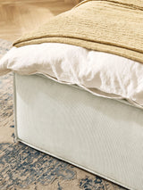 Lays Tek Kişilik Karyola Kırık Beyaz Fitilli