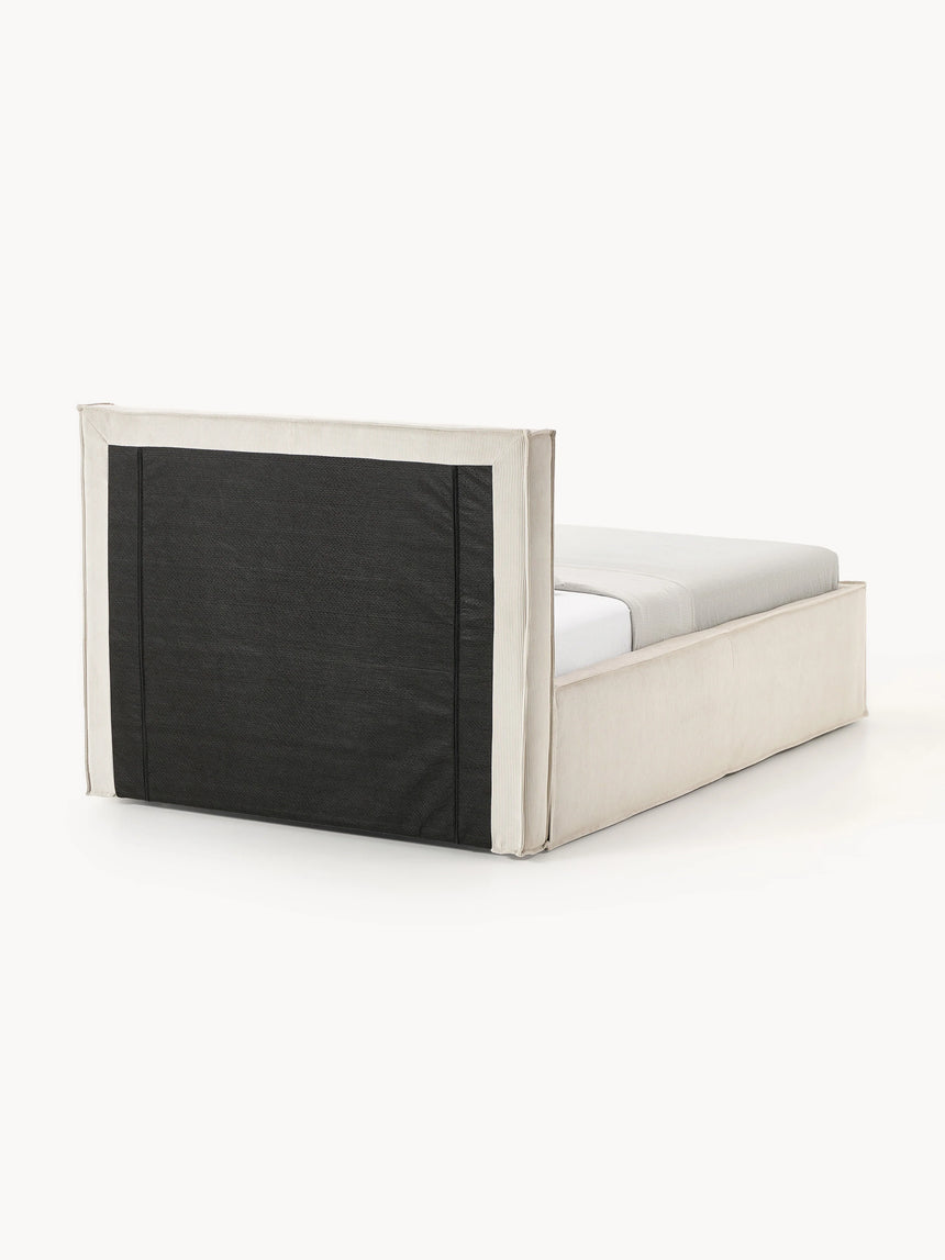 Lays Tek Kişilik Karyola Kırık Beyaz Fitilli